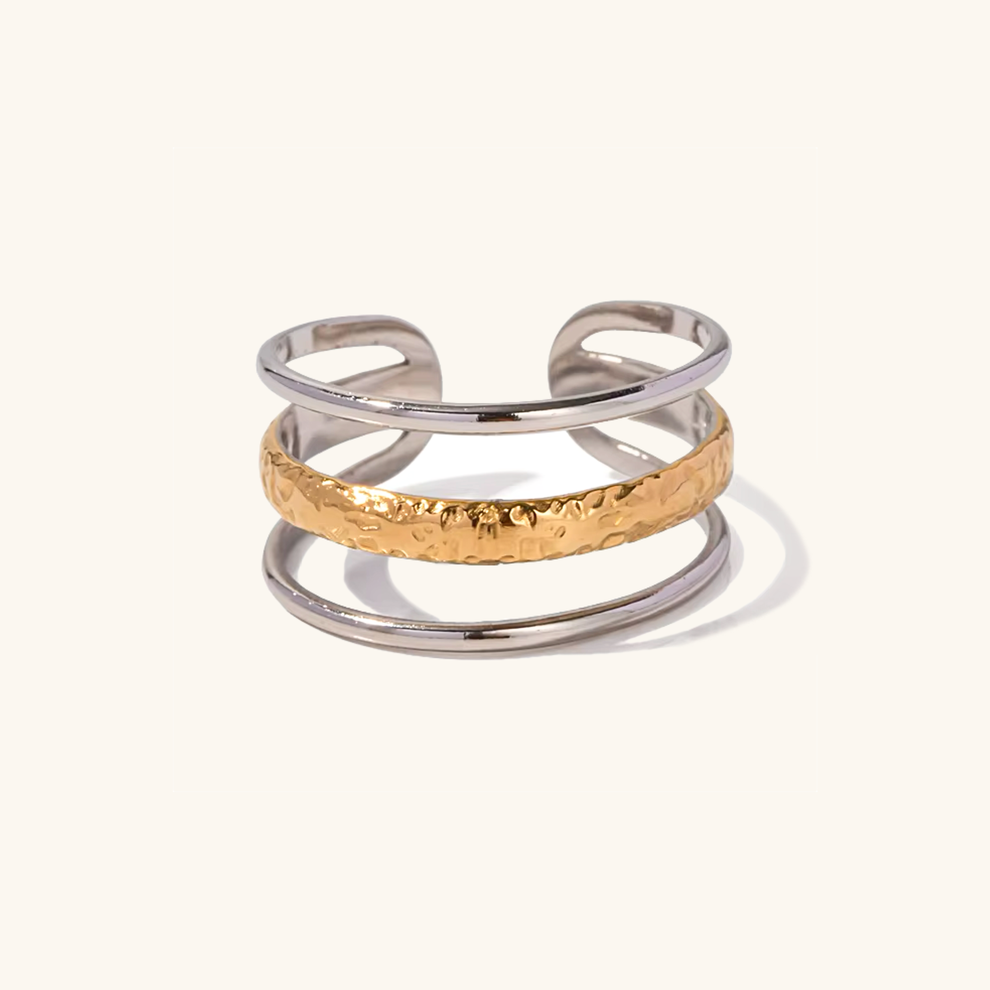 Lucinda Layered Gold Ring