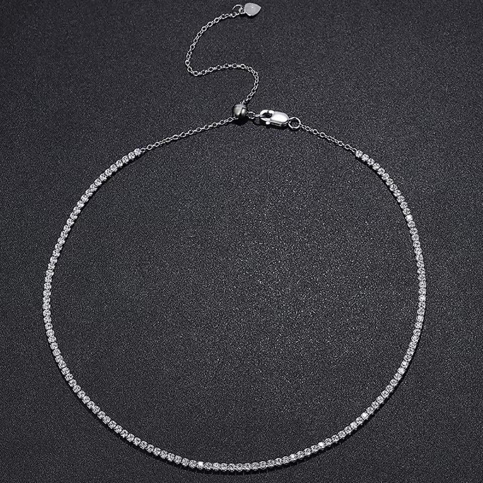 Emma Crystals Tennis Choker