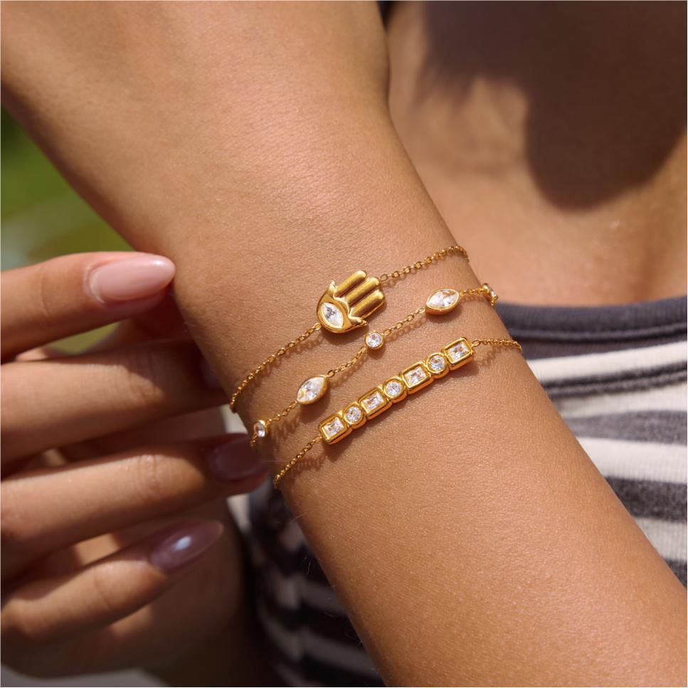 Hamsa Charm Bracelet