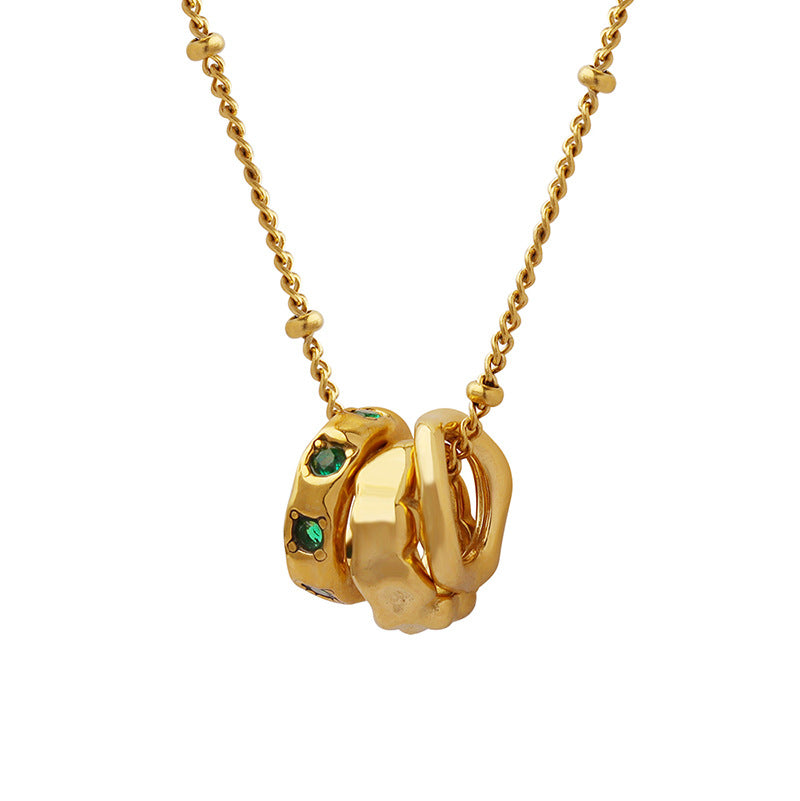Three Ring Necklace