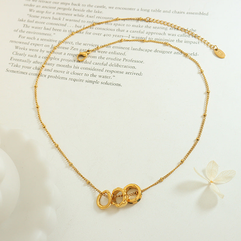 Three Ring Necklace