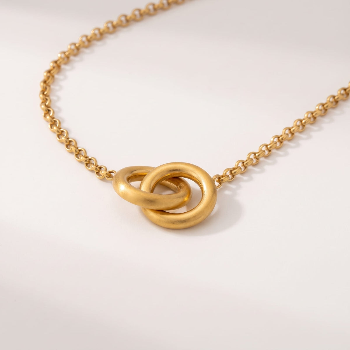 Gold Interlock Necklace