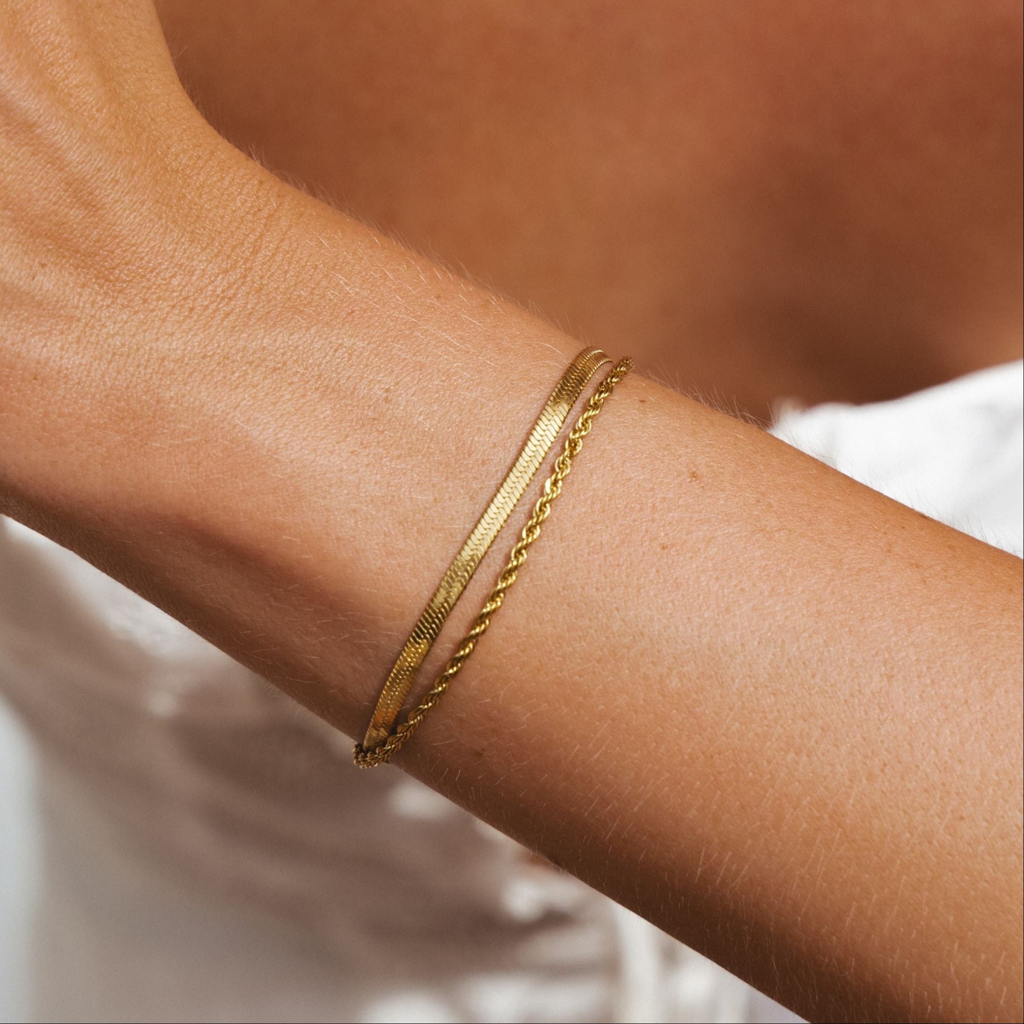 Eva Layered Chain Bracelet