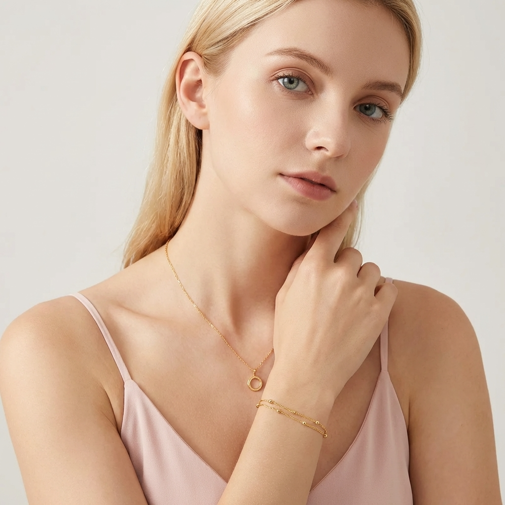 Laura Double Bead Bracelet