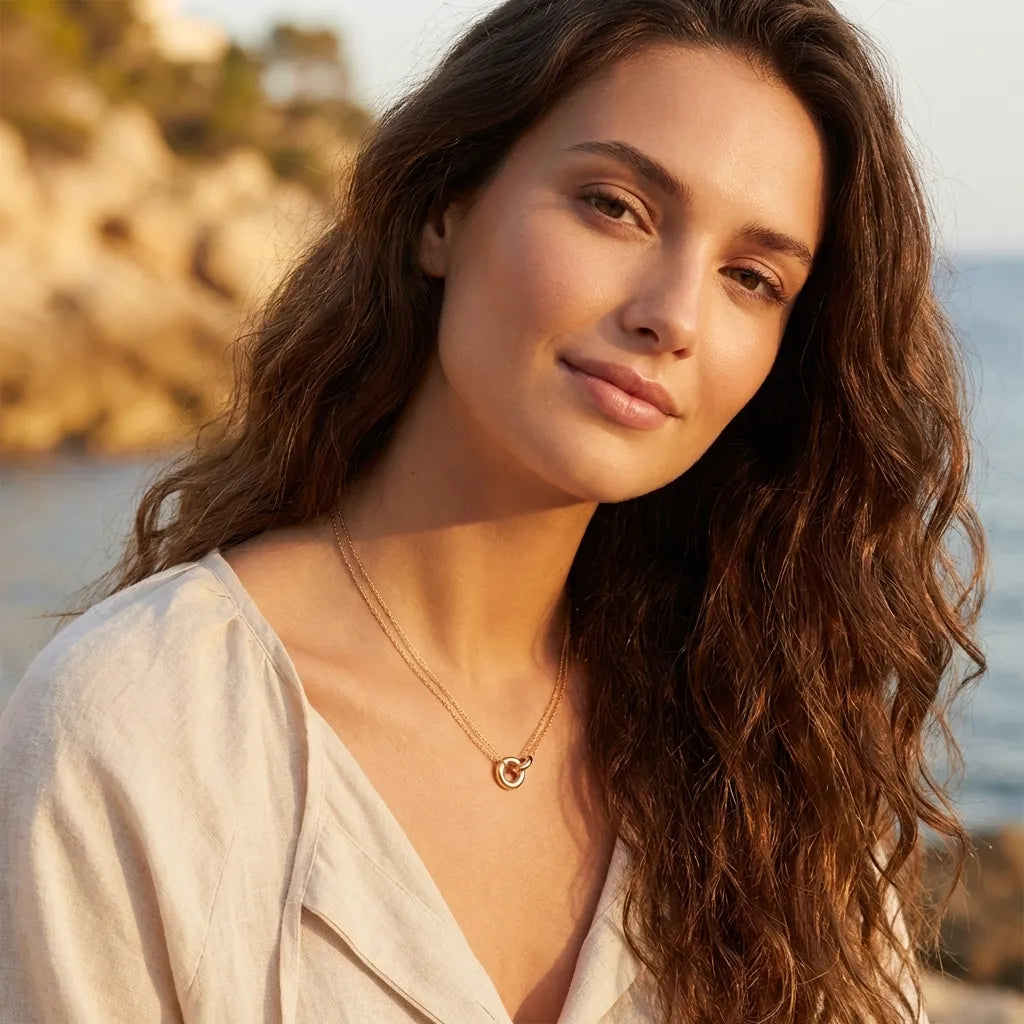 Harper Circle Link Necklace