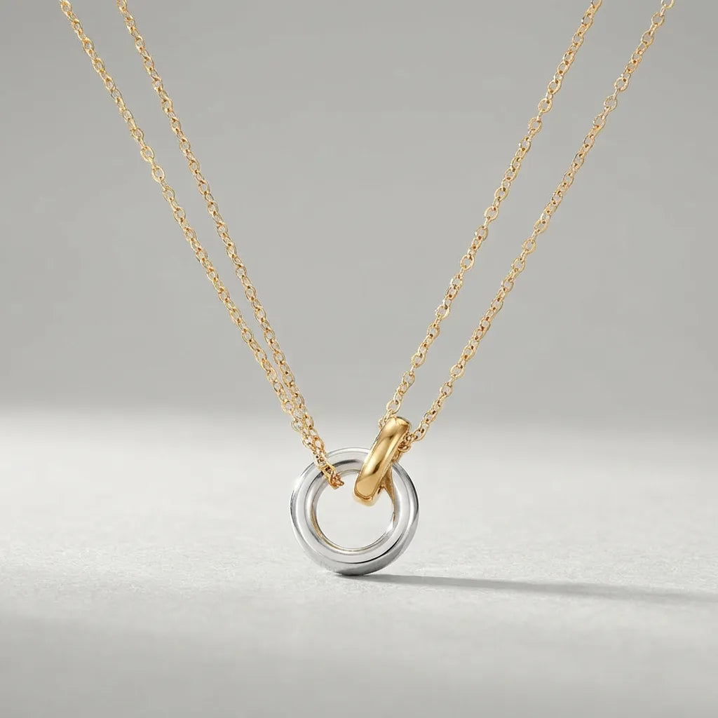 Harper Circle Link Necklace