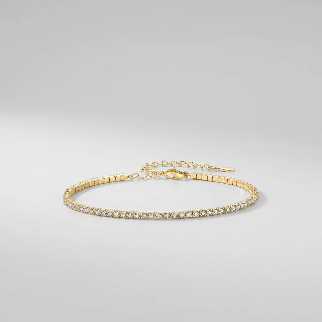 Sophie Lumière Tennis Anklet