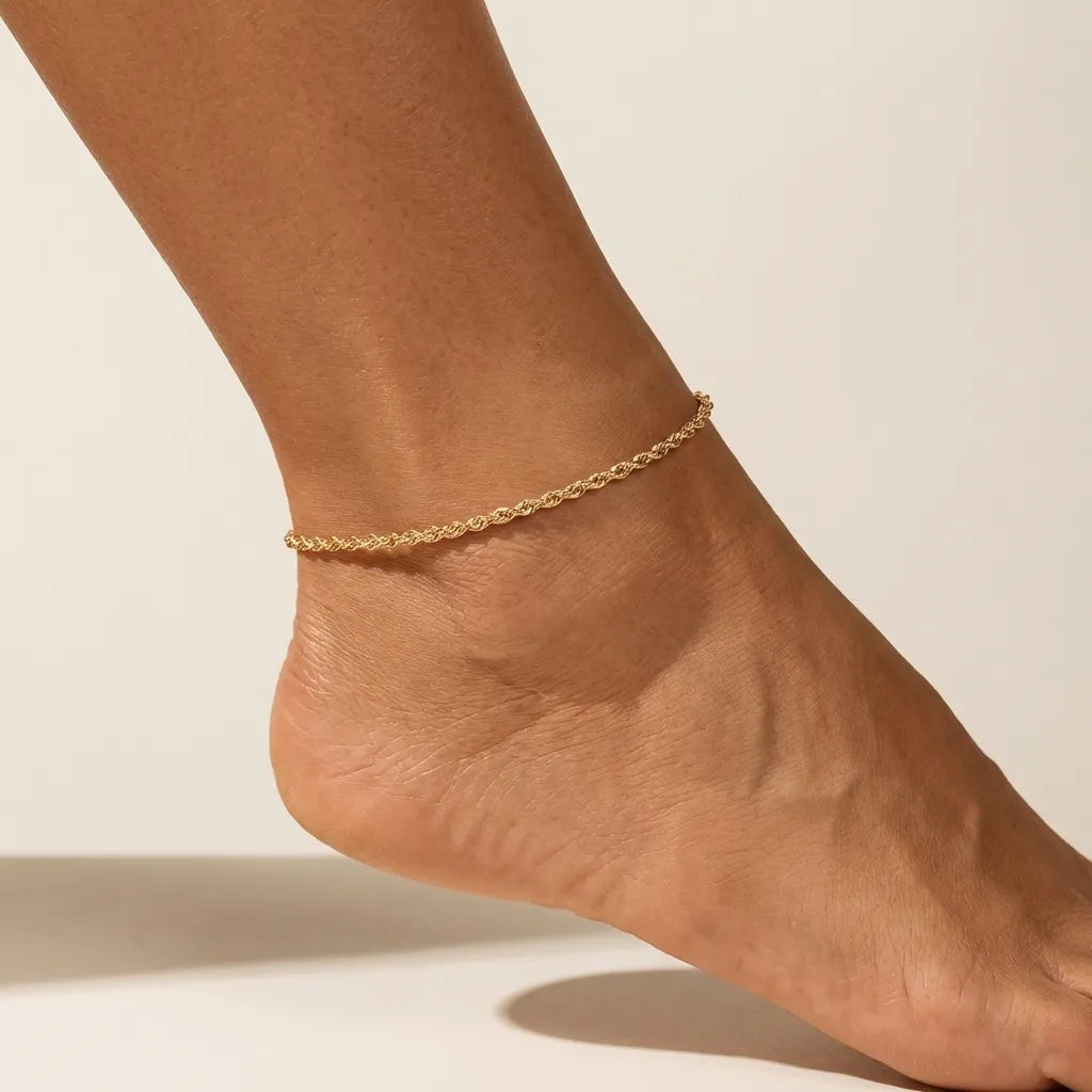 Calla Rope Chain Anklet