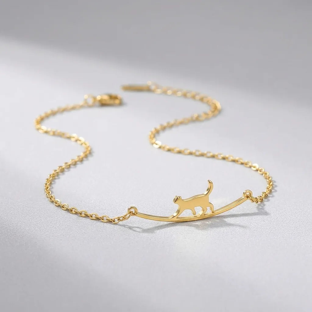 Bella Walking Cat Anklet