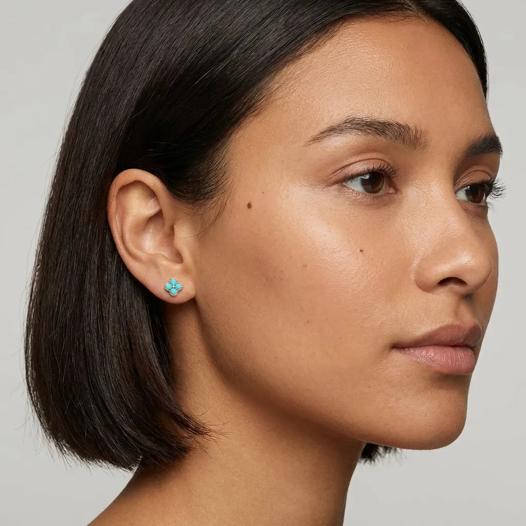 Cassidy Turquoise Stud Earrings
