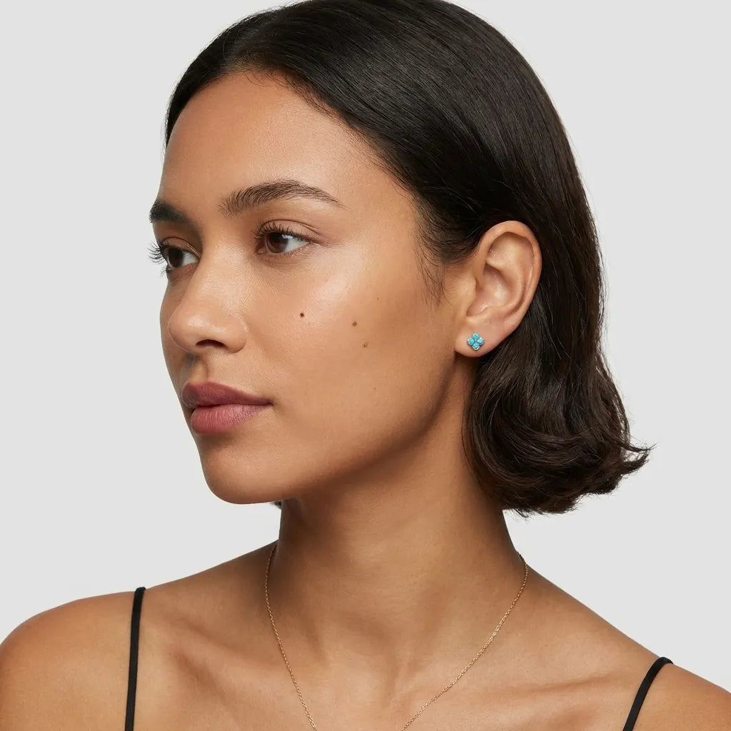 Cassidy Turquoise Stud Earrings