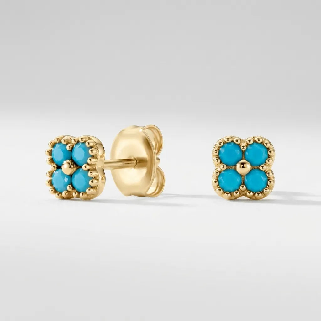 Cassidy Turquoise Stud Earrings