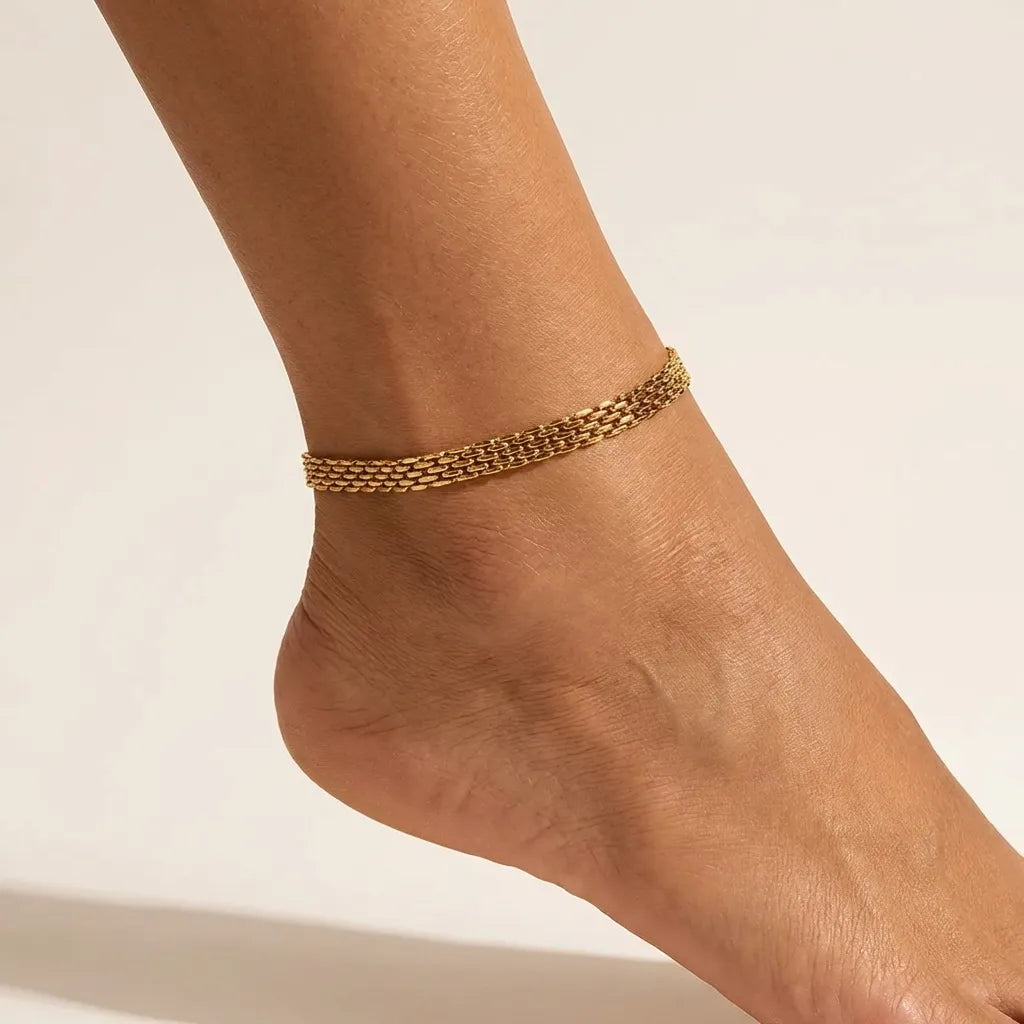 Chiara Gold Chain Anklet