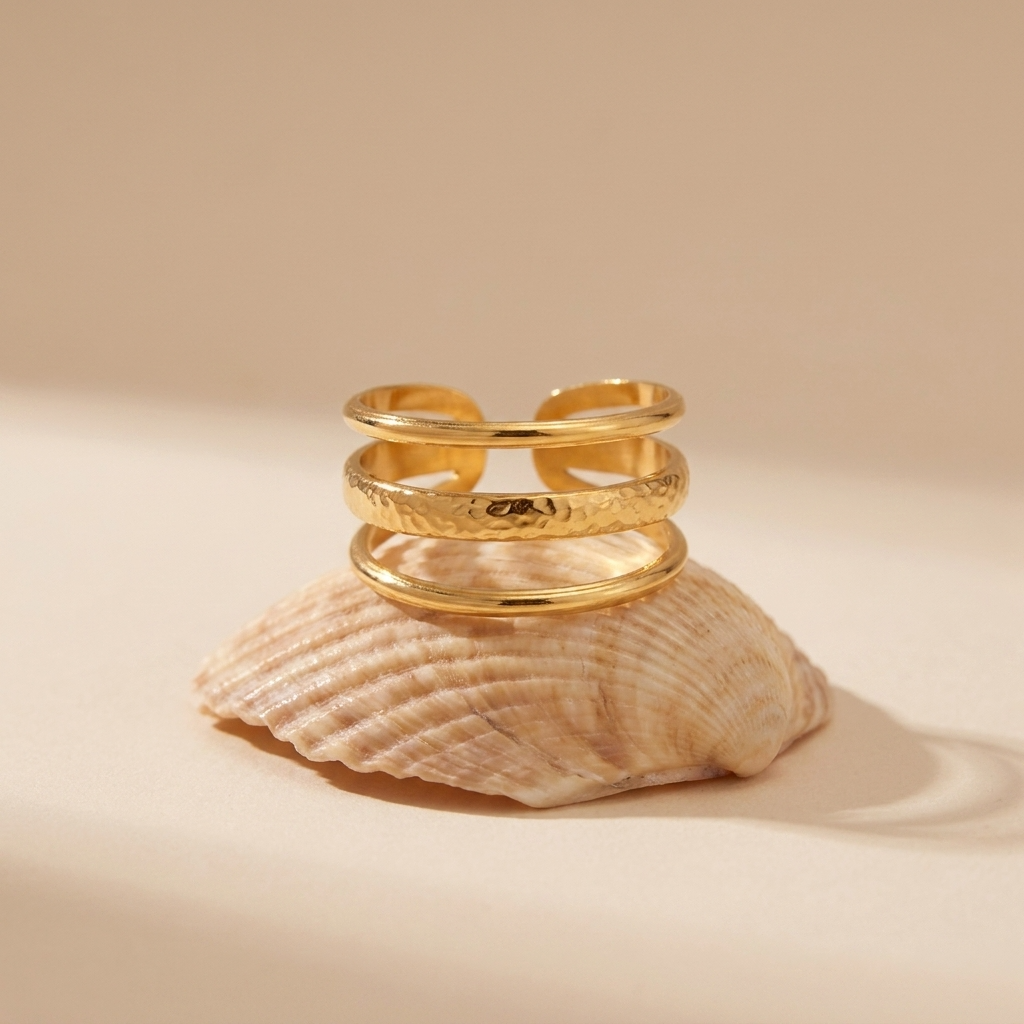 Lucinda Layered Gold Ring