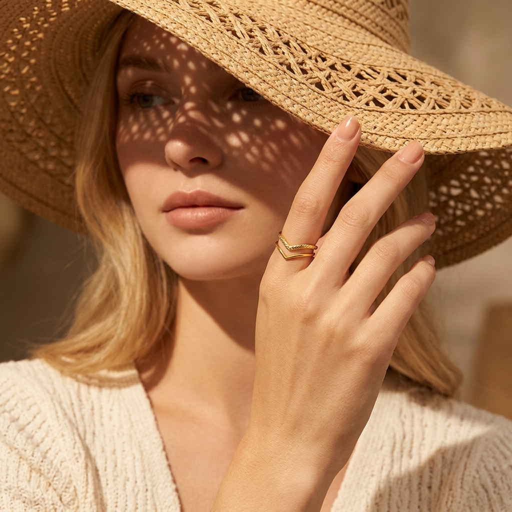 Laura Layered Gold Ring