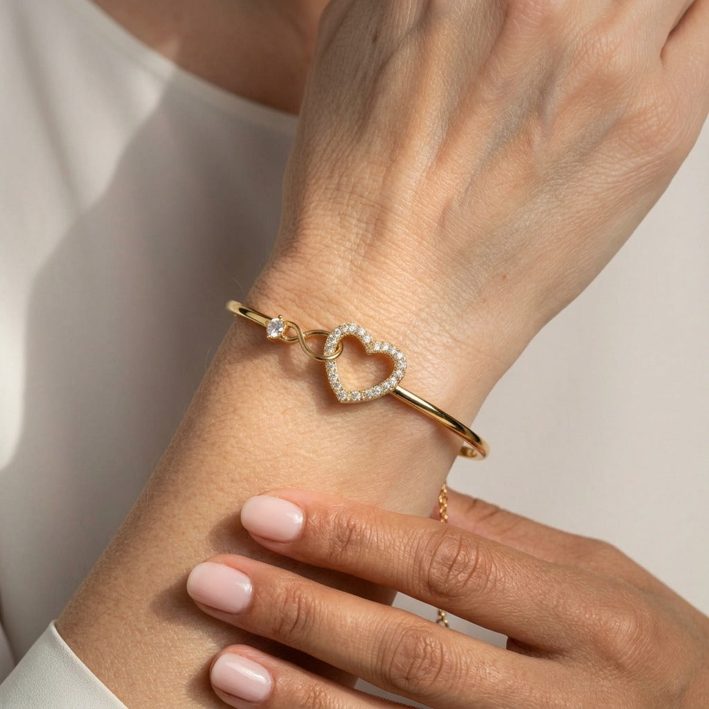 Infinity Love Gold Bracelet