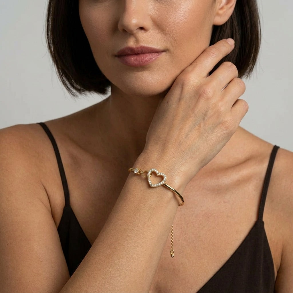 Infinity Love Gold Bracelet