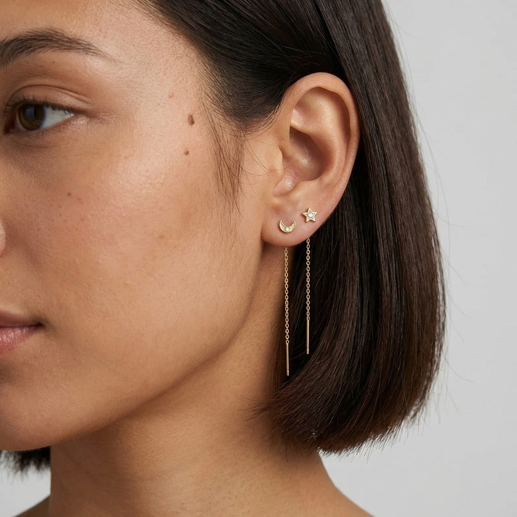 Camille Drop Chain Earrings
