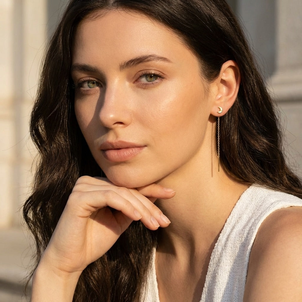 Camille Drop Chain Earrings