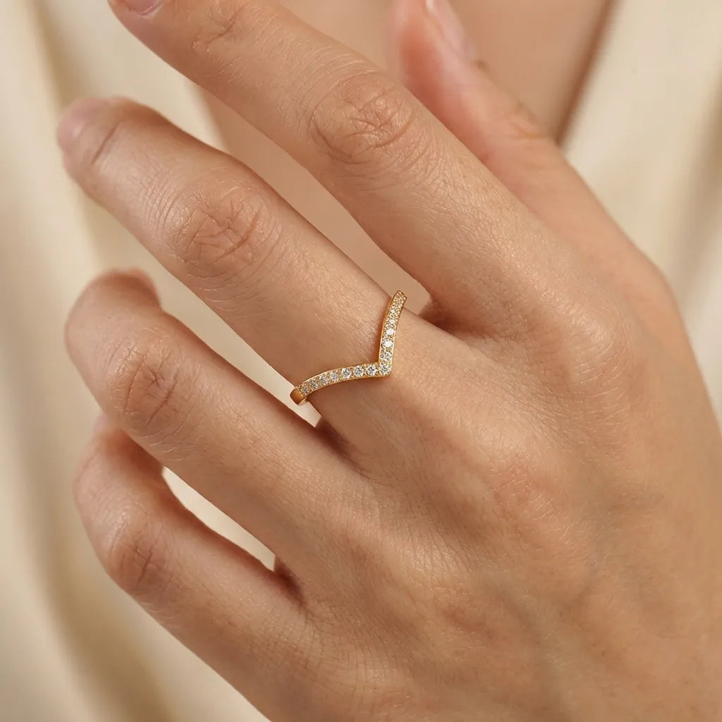 Zara Crown Crystal Ring