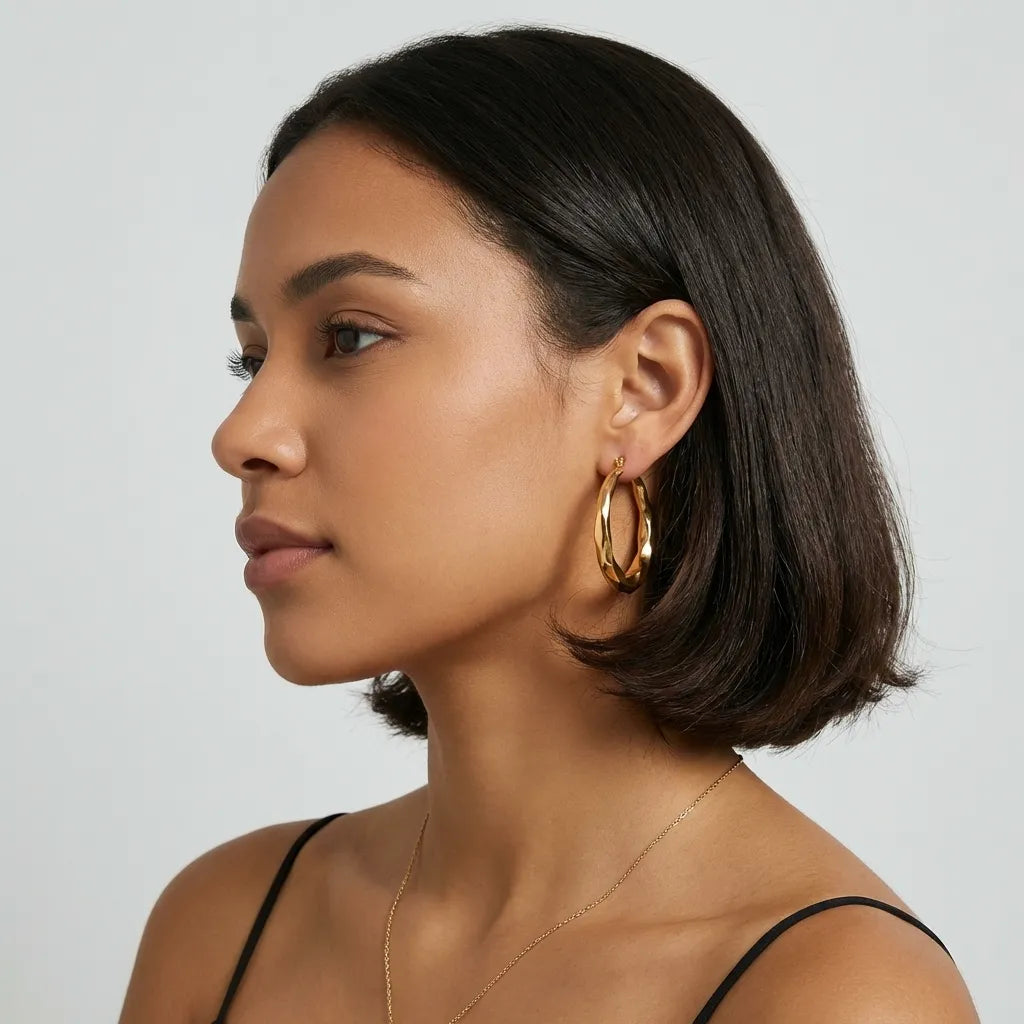 Aira Hoop Earrings