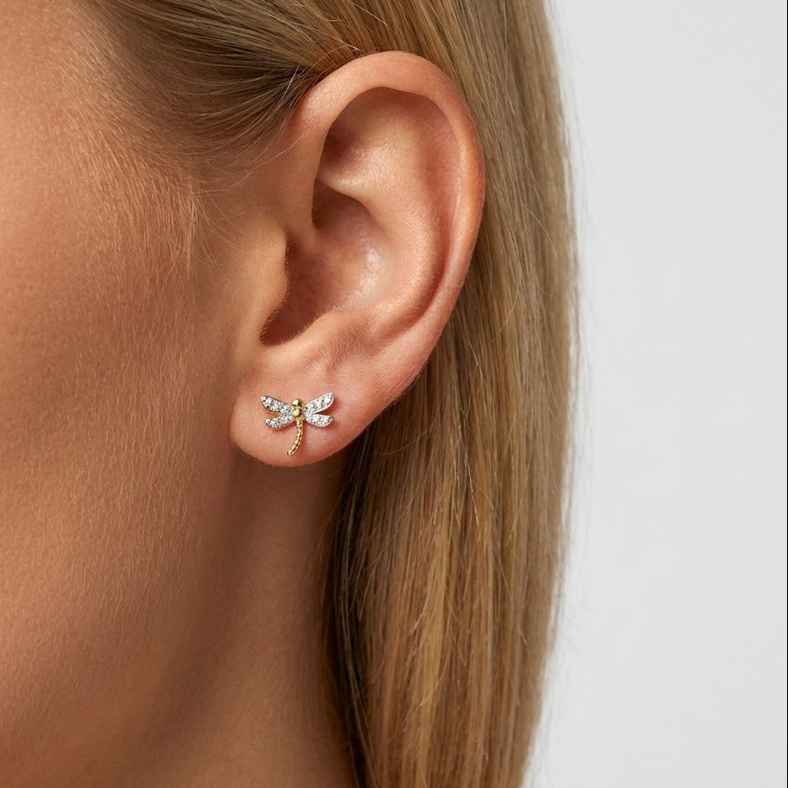 Camila Dragonfly Stud Earrings