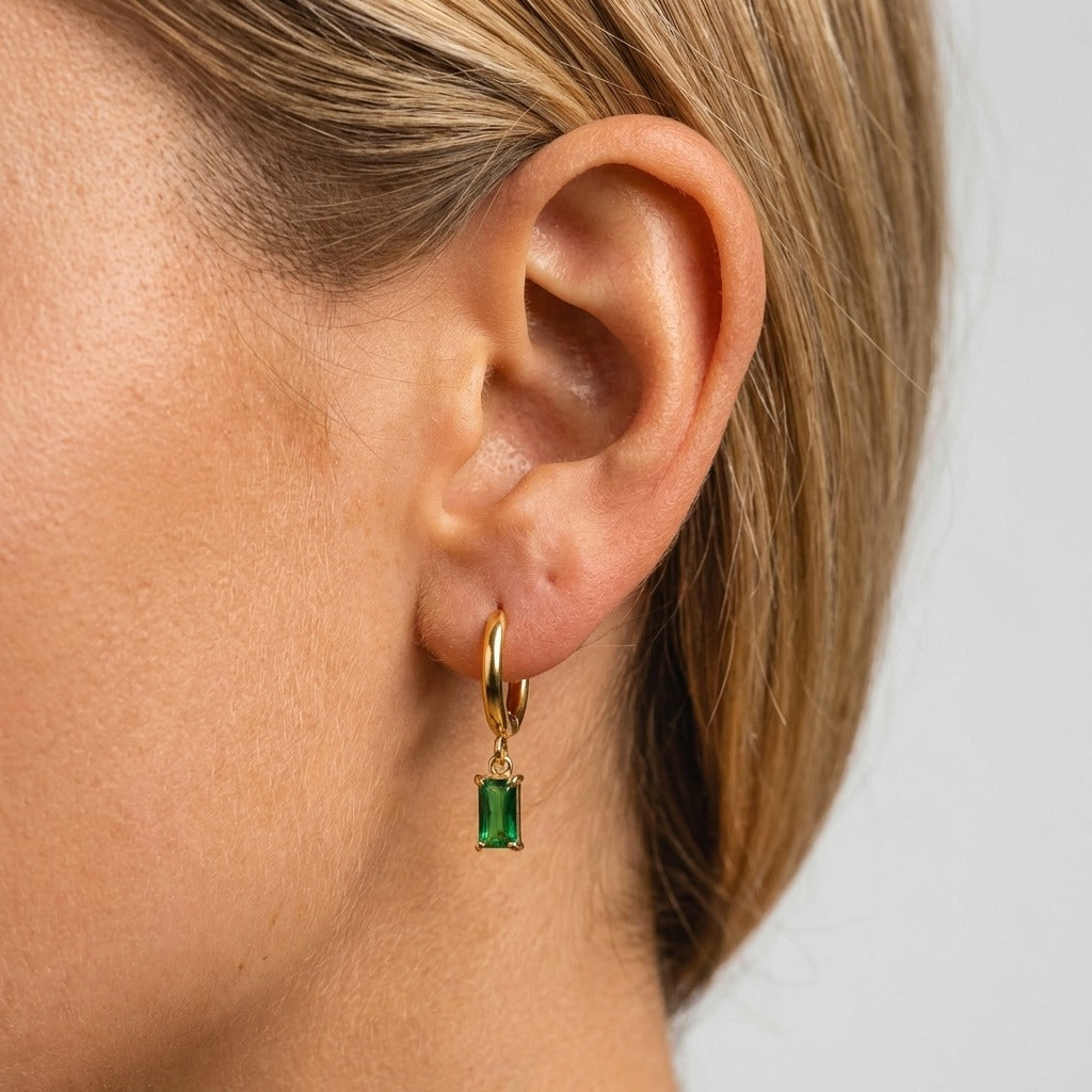 Jasmine Green Earrings