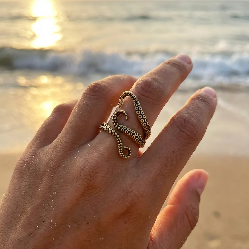 Freia Octopus Ring