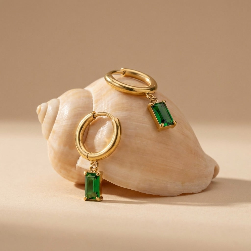 Jasmine Green Earrings