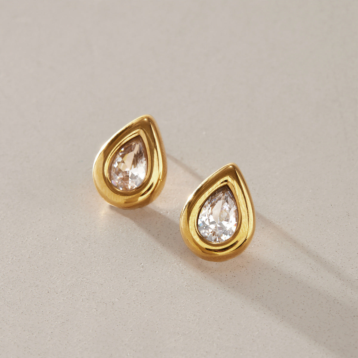 Bold Teardrop Studs