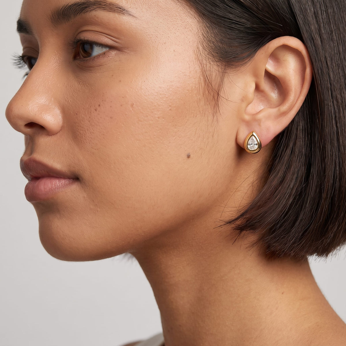 Bold Teardrop Studs