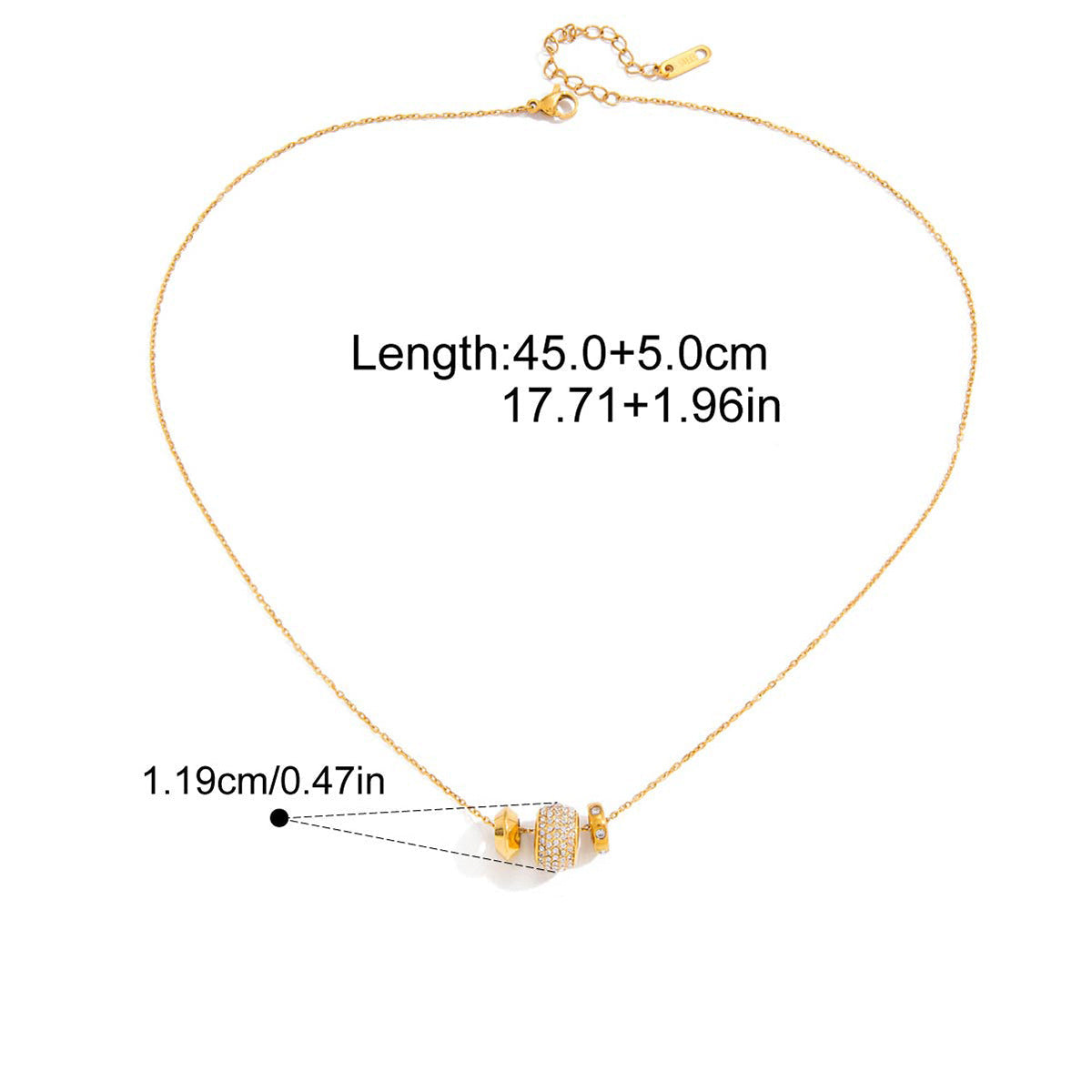 Barrel Charm Necklace