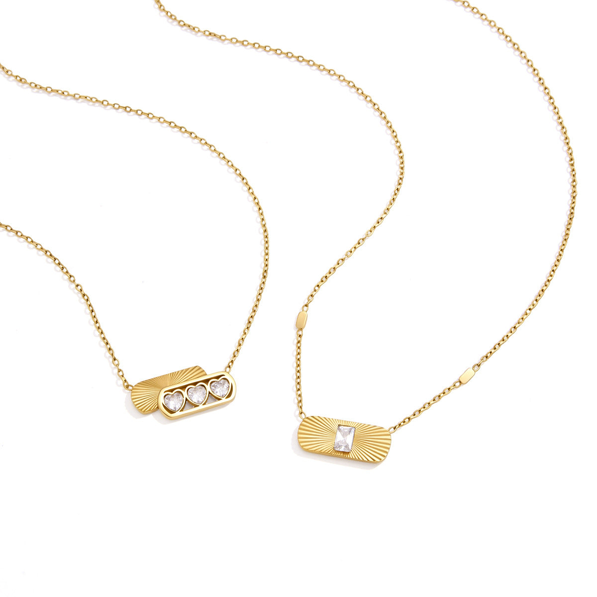 Triple Heart Necklace