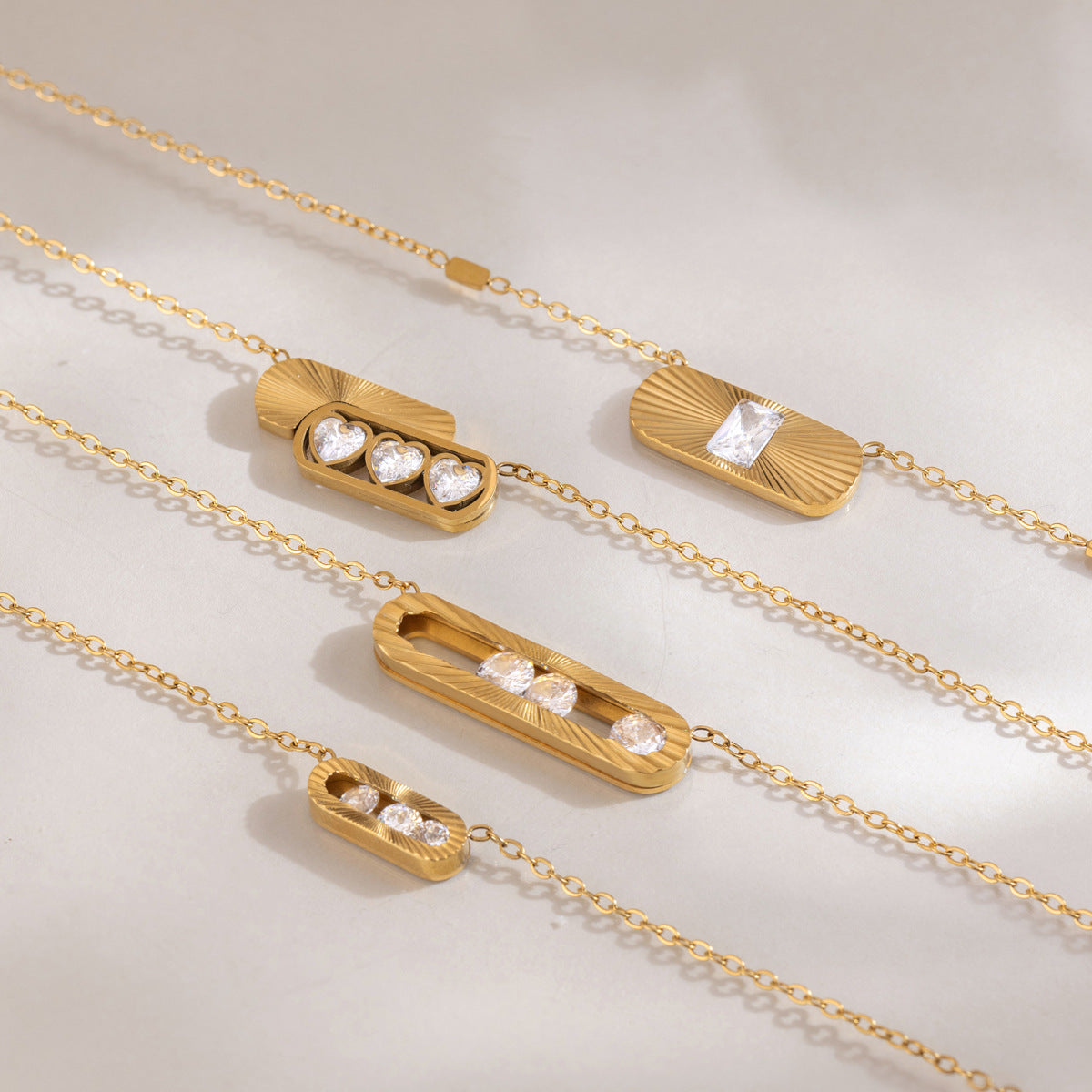 Triple Heart Necklace