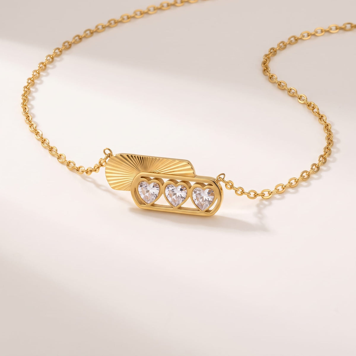 Triple Heart Necklace