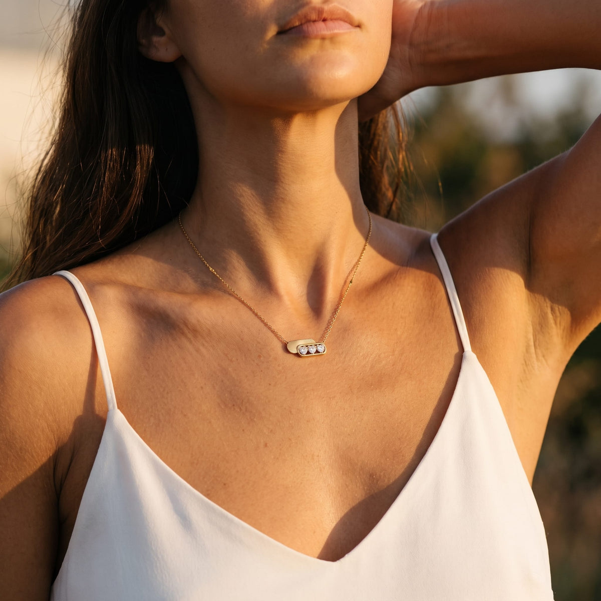 Triple Heart Necklace