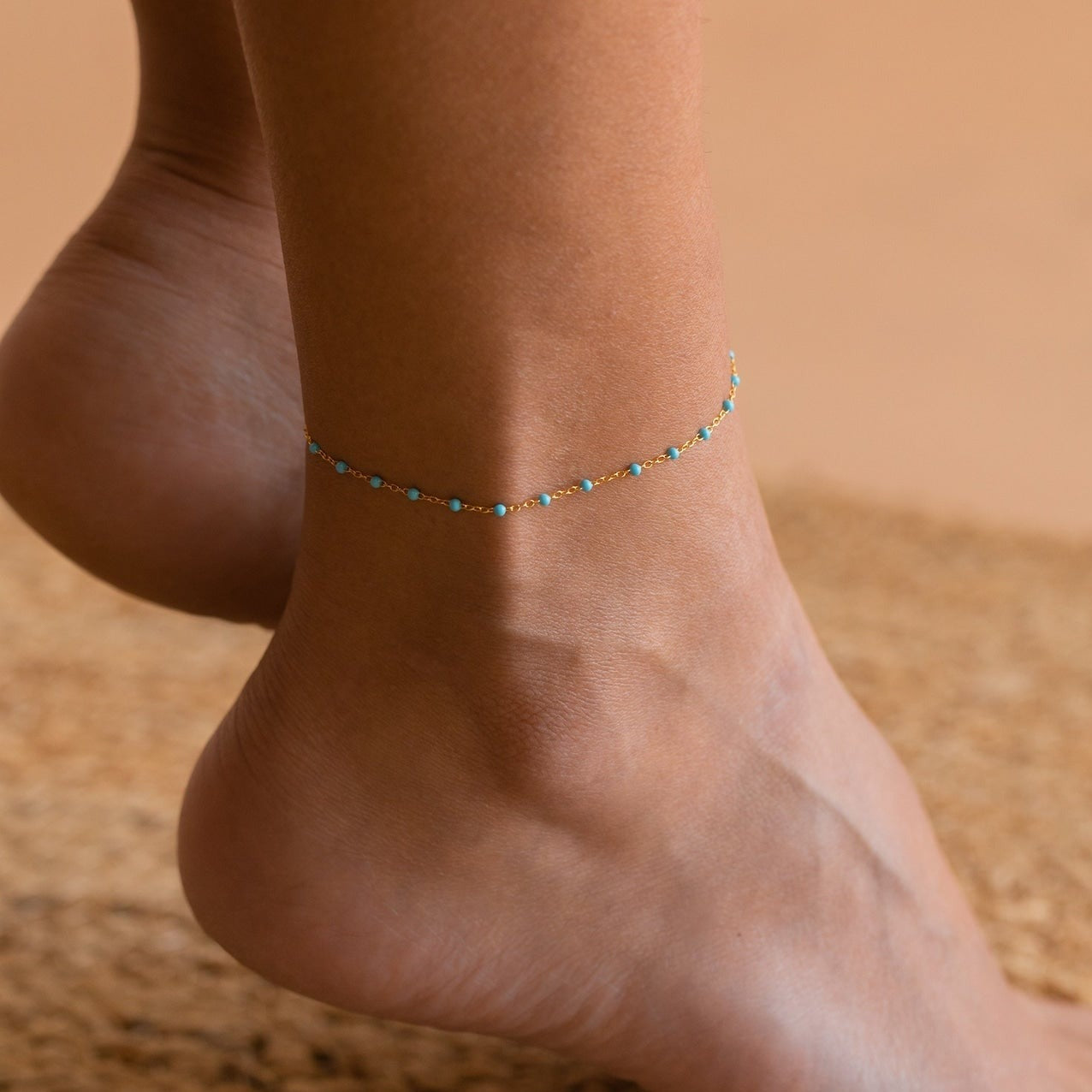 Capri Turquoise Chain Anklet