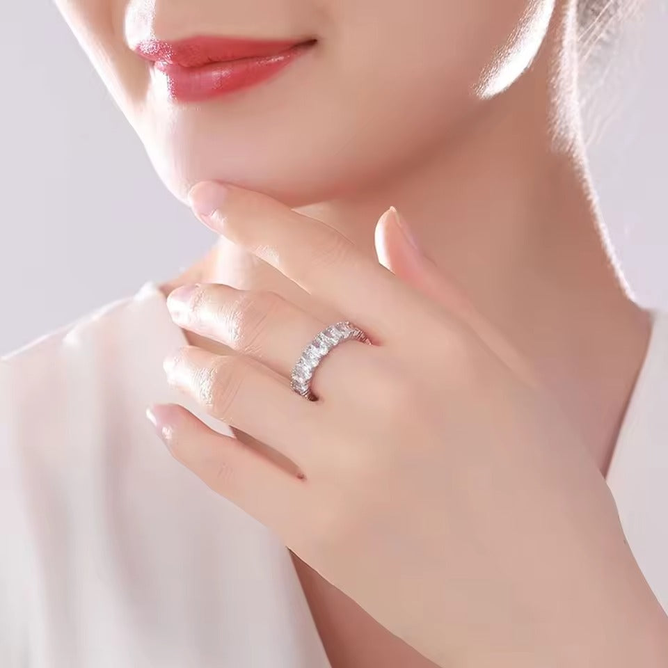 Amelia Eternity Silver Ring