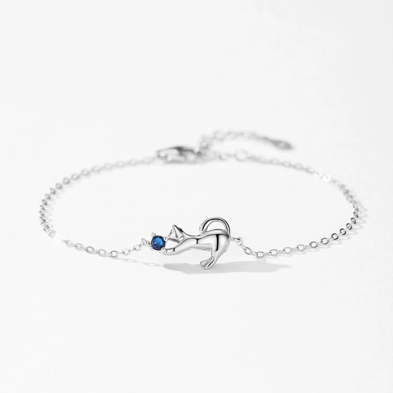 Lilou Silver Kitten Bracelet
