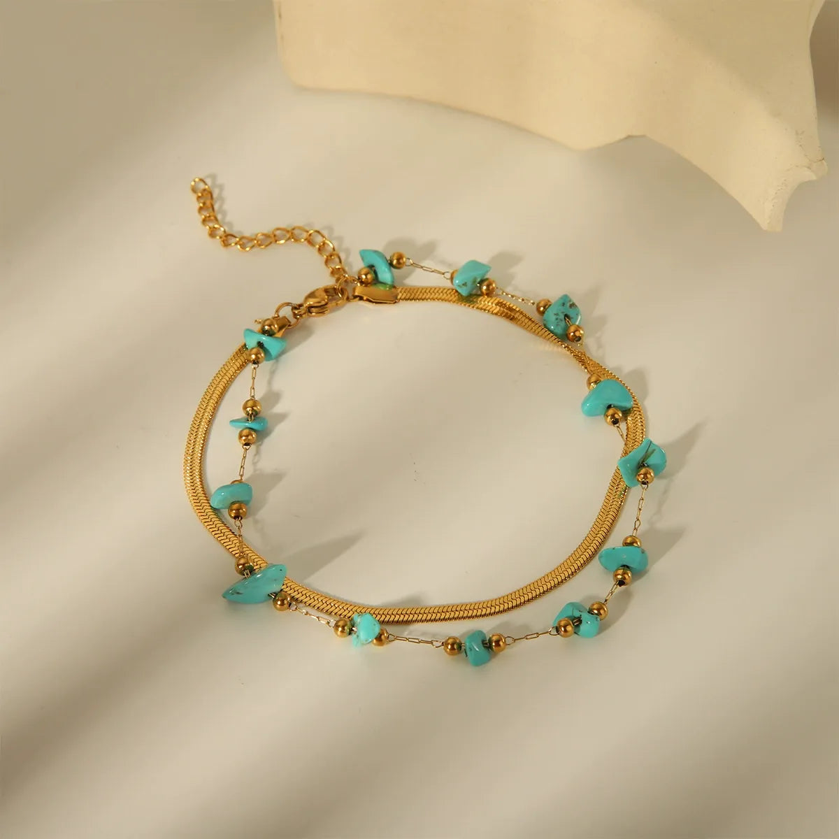 Giulia Mare Turquoise Anklet