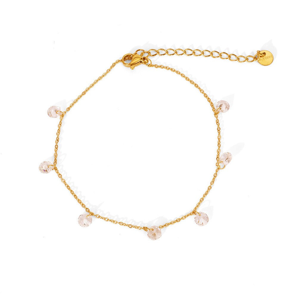 Amélie Sparkle Charms Anklet