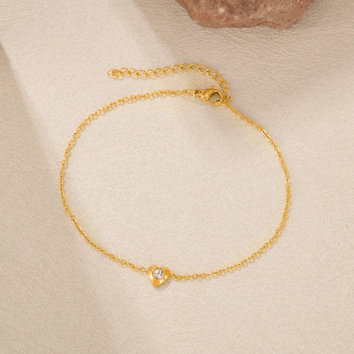 Emma Heart Anklet