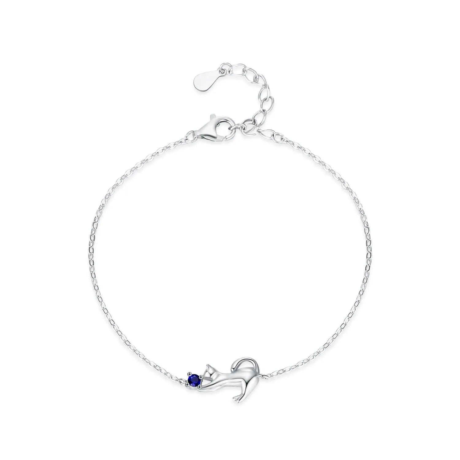 Lilou Silver Kitten Bracelet