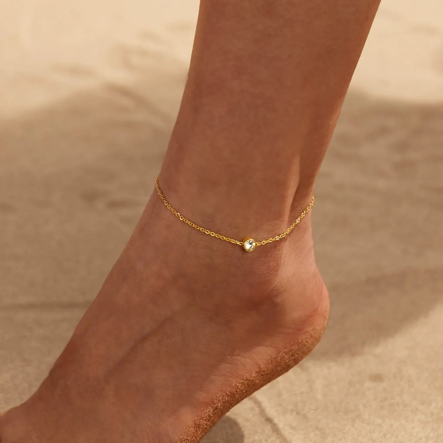 Éloise Crystal Anklet
