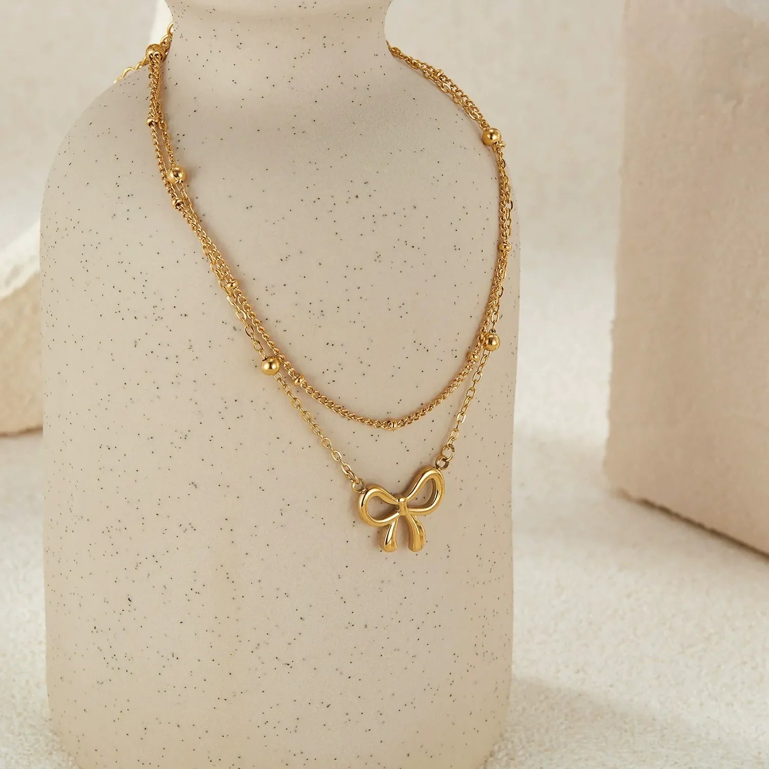 Aurélie Bow Charm Anklet