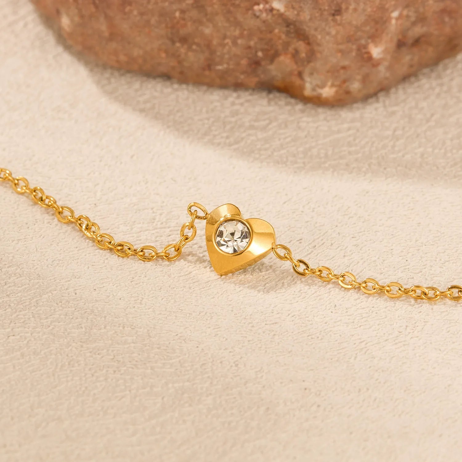Amélie Heart Anklet