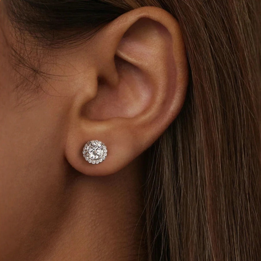 Olivia Cercle Halo Earrings
