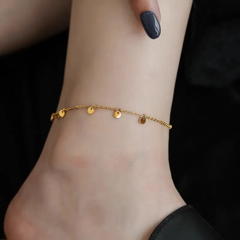 Lucie Dot Charm Anklet