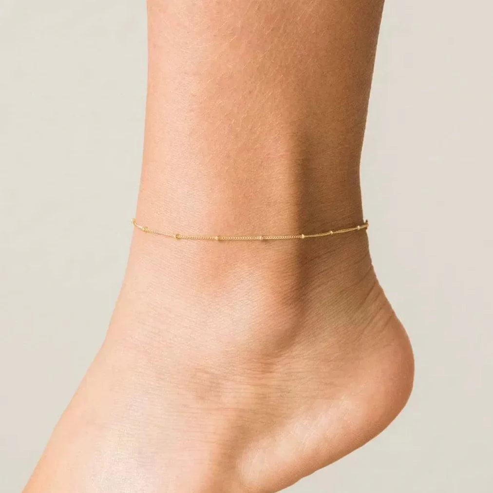 Tina Gold Anklet
