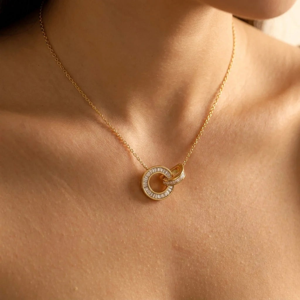 Amira Crystal Unity Necklace
